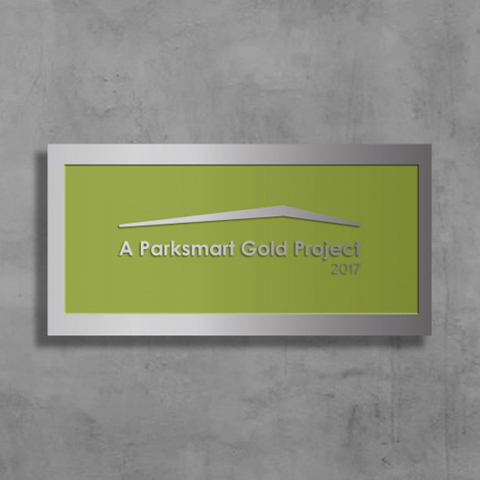 Parksmart Plakette Gold Parksmart Plakette Gold